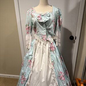 victorian vintage nutcracker cosplay dress adult medium flowers